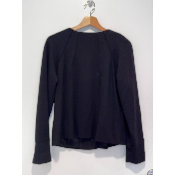 NWT Adrienne Vittadini Black Long Sleeve Zippered Pockets Women's Jacket Size L - Picture 8 of 11